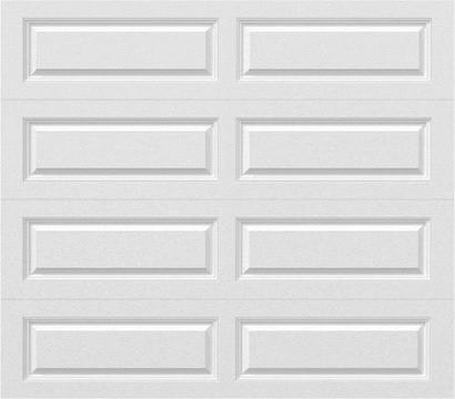 Single garage door opening
