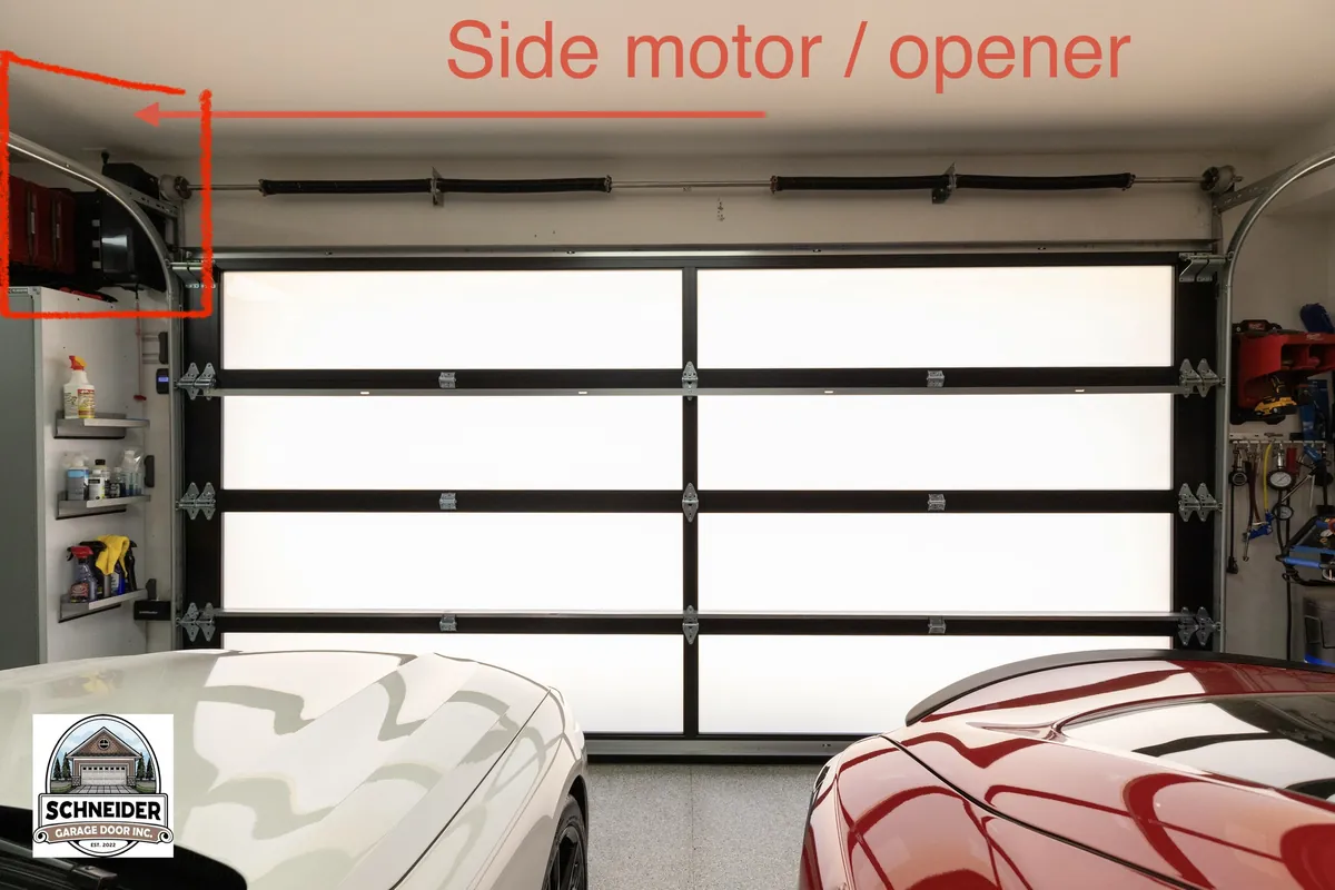 Wall mount garage door opener reference