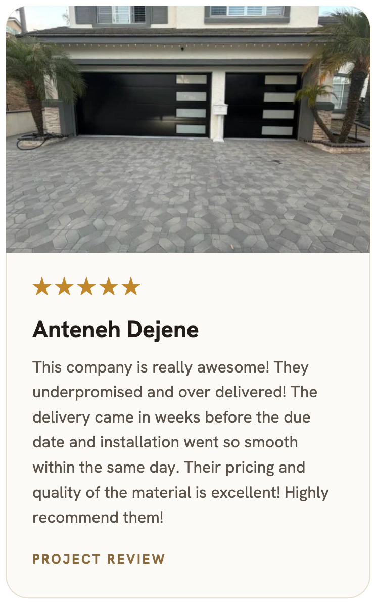 Anteneh Dejene review for Schneider Garage Door