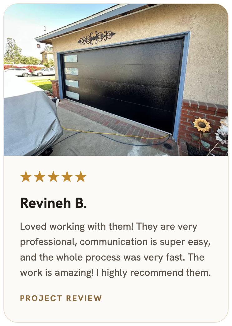 Revineh B review for Schneider Garage Door